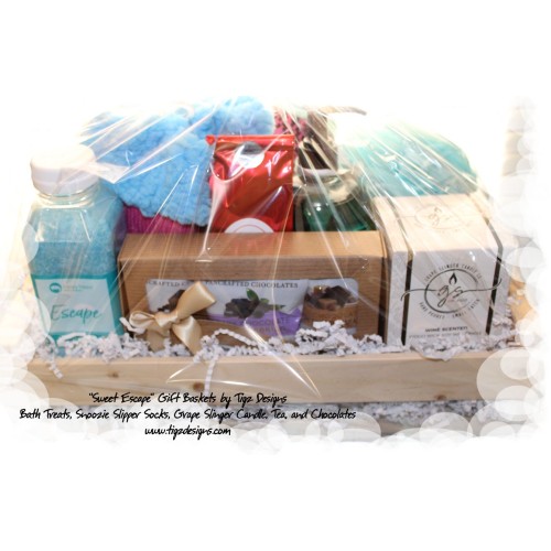 Sweet Escape Gift Basket - Creston Gift Baskets 